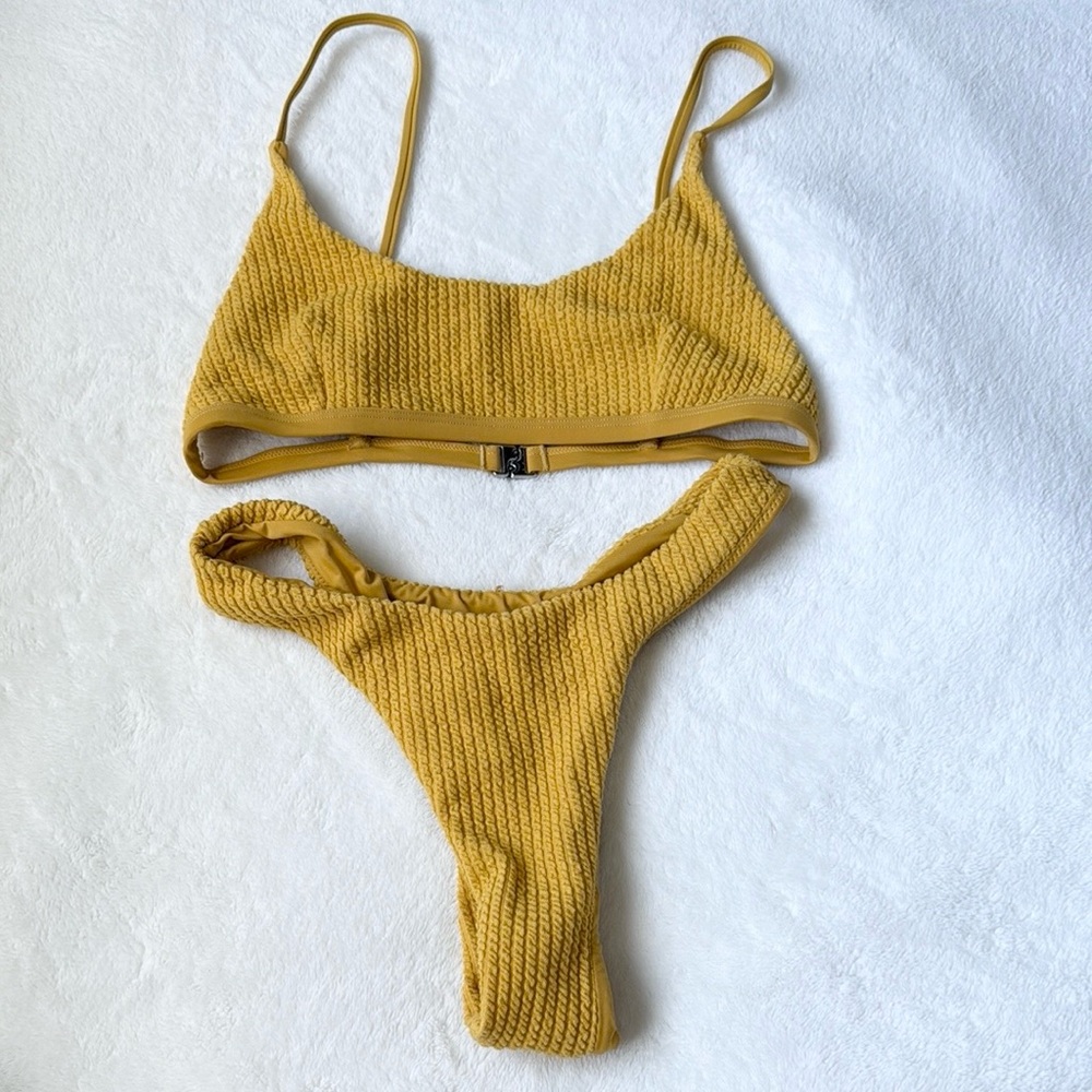 Mustard Yellow Bikini Set